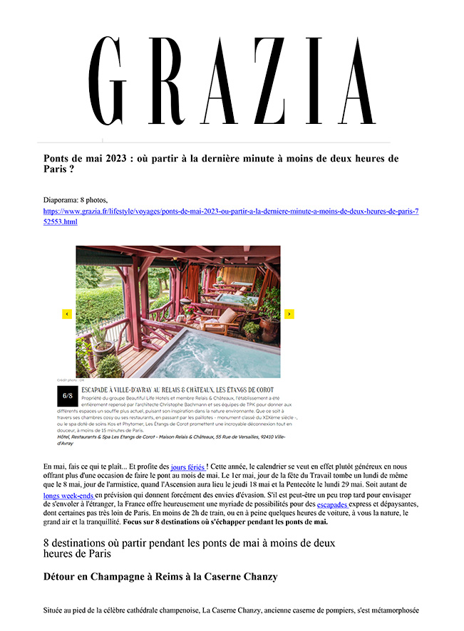Grazia — Avril 2023